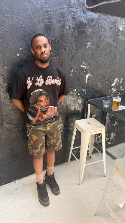 “La La Bonilla” vintage oversized Tee